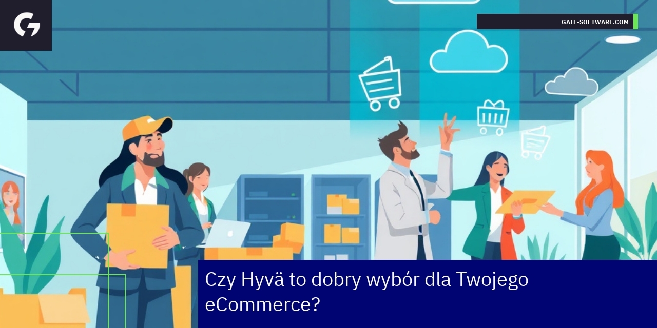 Interfejs użytkownika systemu Hyvä na ekranie komputera
