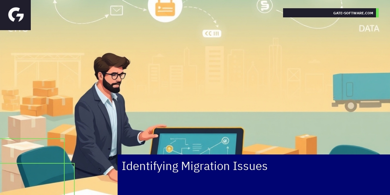 Diagram showing Magento 2 migration process and issues