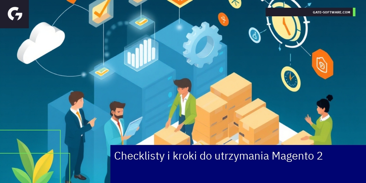 Schemat procesów utrzymania i optymalizacji Magento 2