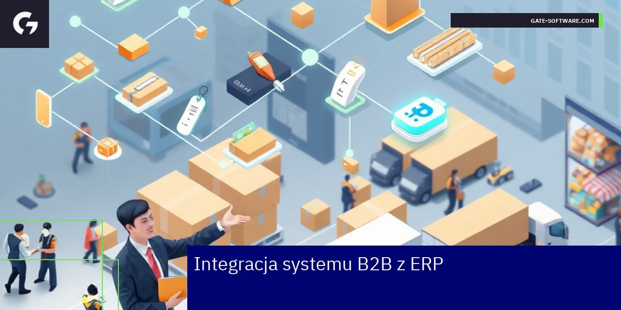 Schemat integracji B2B z systemami ERP i marketplace