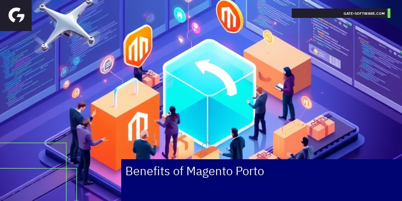 Magento Porto theme dashboard and interface design