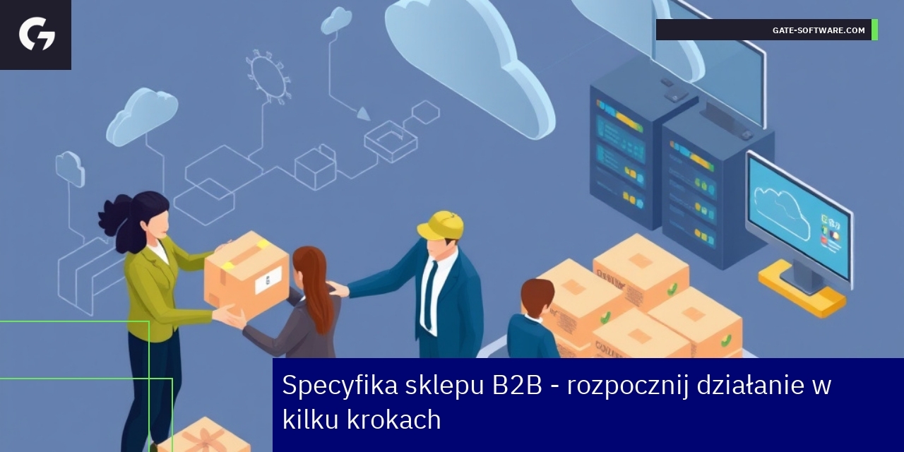 Specyfika i kluczowe kroki sklepu B2B Schemat działania platformy ecommerce B2B