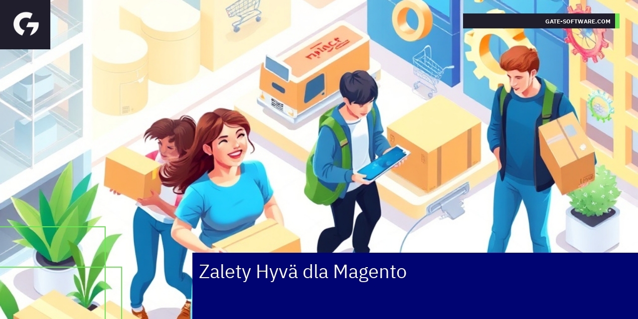 Schemat zalet i funkcji Hyvä w Magento