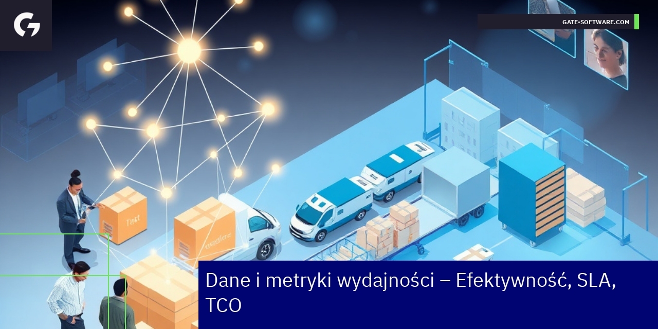 Wykresy i dane dotyczące wydajności i kosztów