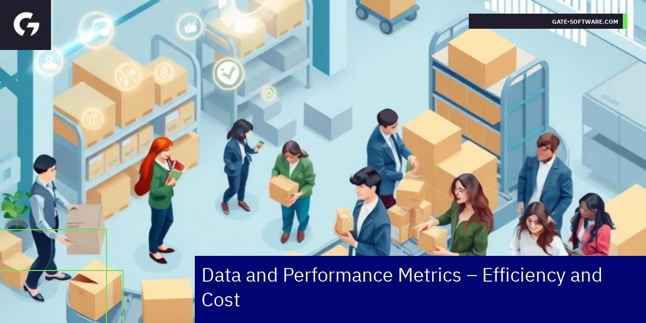 Graphs showing B2B e-commerce efficiency and metrics