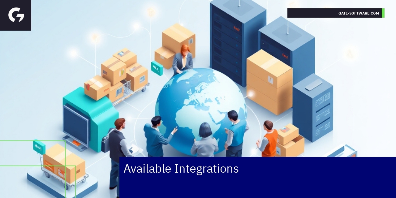 Diagram showing integrations with platforms and systems