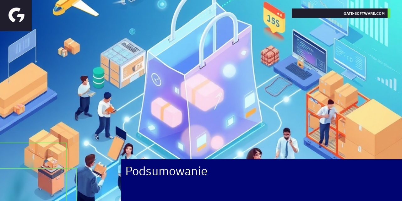 Biznesowy zespół pracujący nad e-commerce platformą