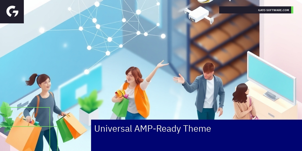 Universal AMP-Ready E-commerce Theme Benefits Responsive e-commerce theme design showcase