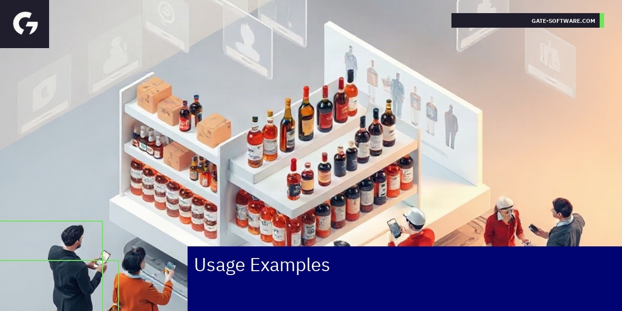 Alcoholic product display on various digital devices