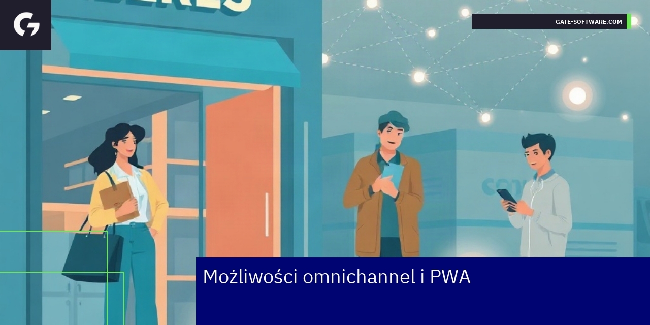 Schemat integracji kanałów sprzedaży i PWA