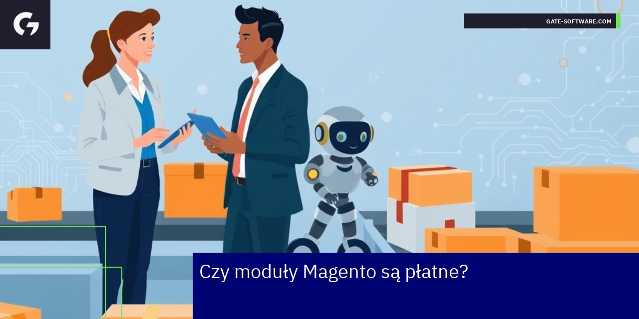 Schemat przedstawiający moduły Magento i koszty