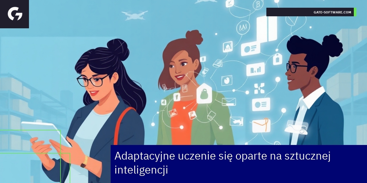 Schemat adaptacyjnego uczenia się z wykorzystaniem AI