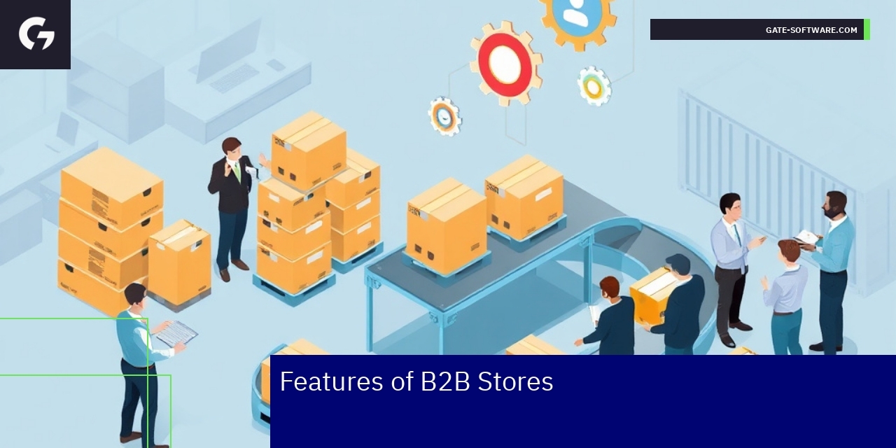 Flowchart of B2B CRM, automation and integration features