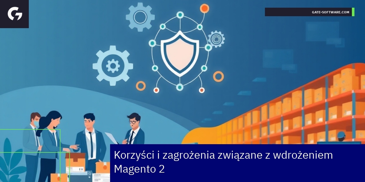Diagram korzyści i zagrożeń Magento 2