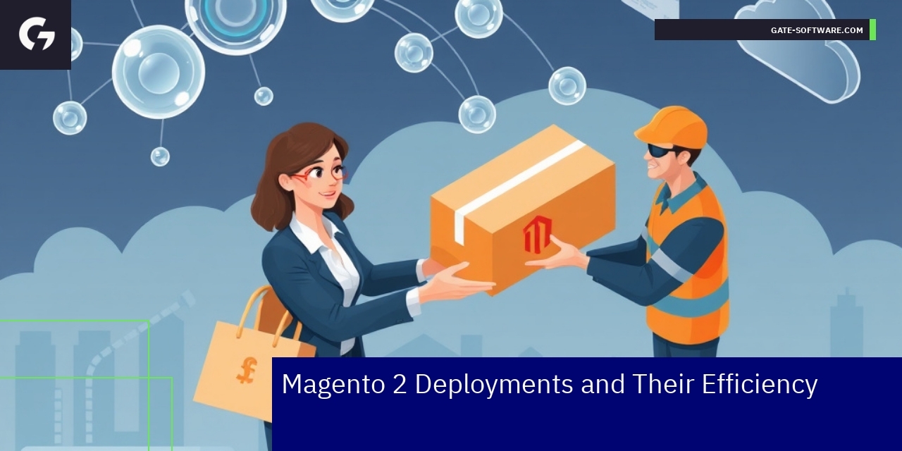Diagram showing Magento 2 deployment and payment integration