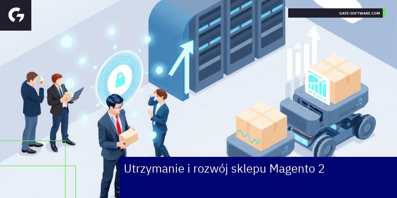 Diagram kluczowych aspektów utrzymania Magento 2