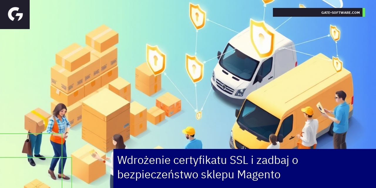 Icona kłódki symbolizująca bezpieczeństwo sklepu Magento
