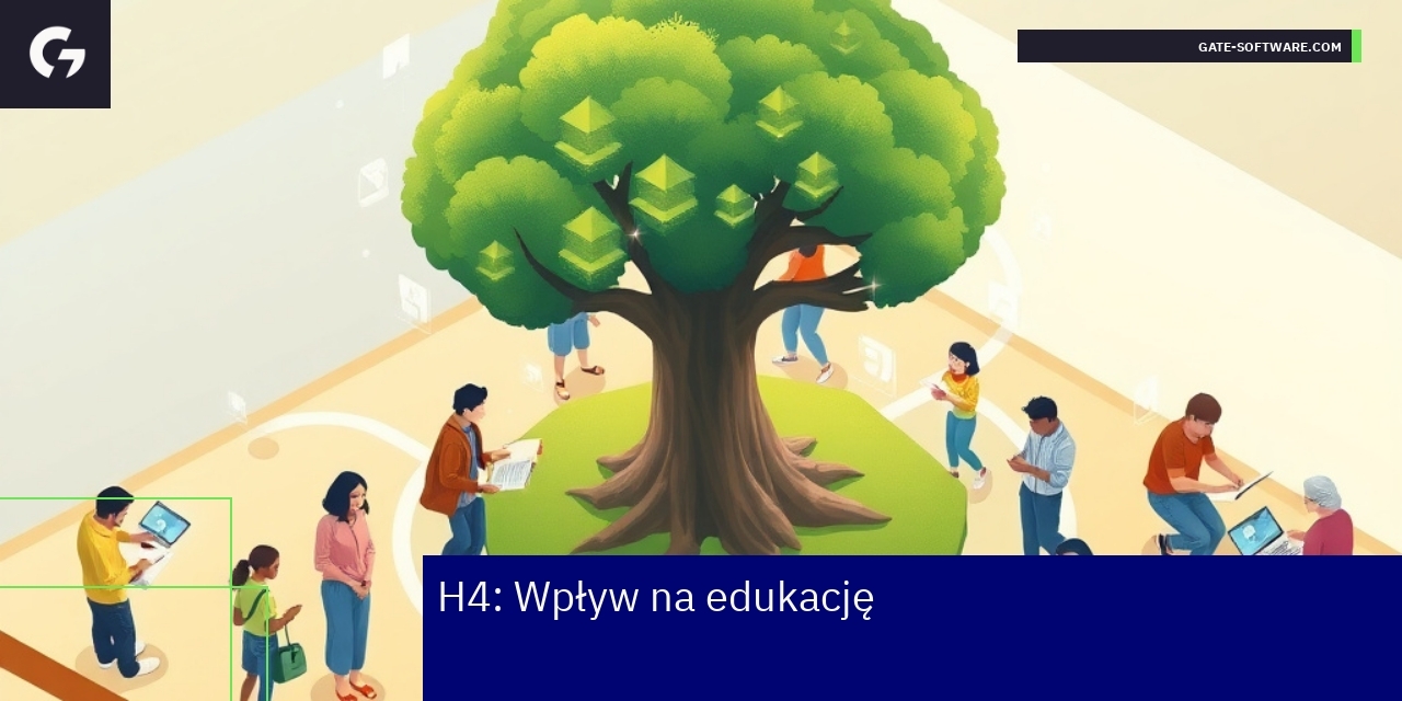 uczniowie korzystający z nowoczesnej technologii w szkole