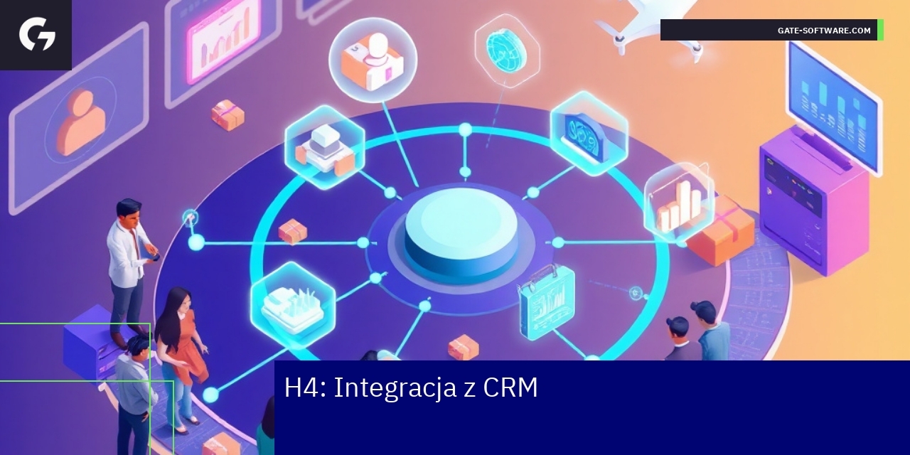 Schemat integracji platformy Hyva z CRM