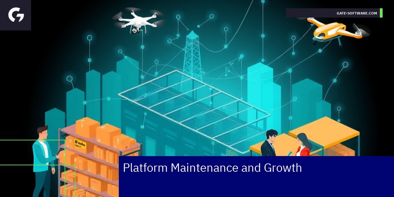 E-commerce growth strategy and Magento platform illustration