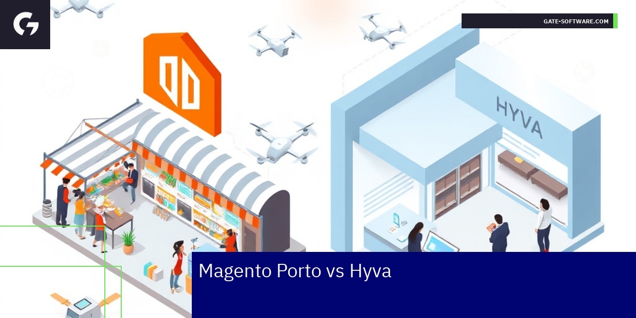 Magento Porto and Hyva theme features comparison chart