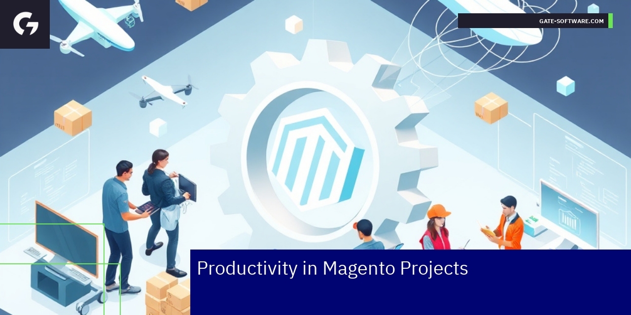 Magento development workflow showing automation and speed