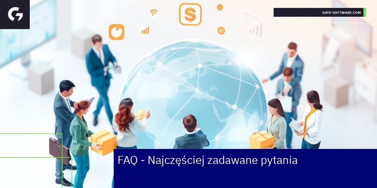 Najczęściej zadawane pytania o sklepy B2B Grafika ilustrująca pytania i odpowiedzi o sklepy B2B