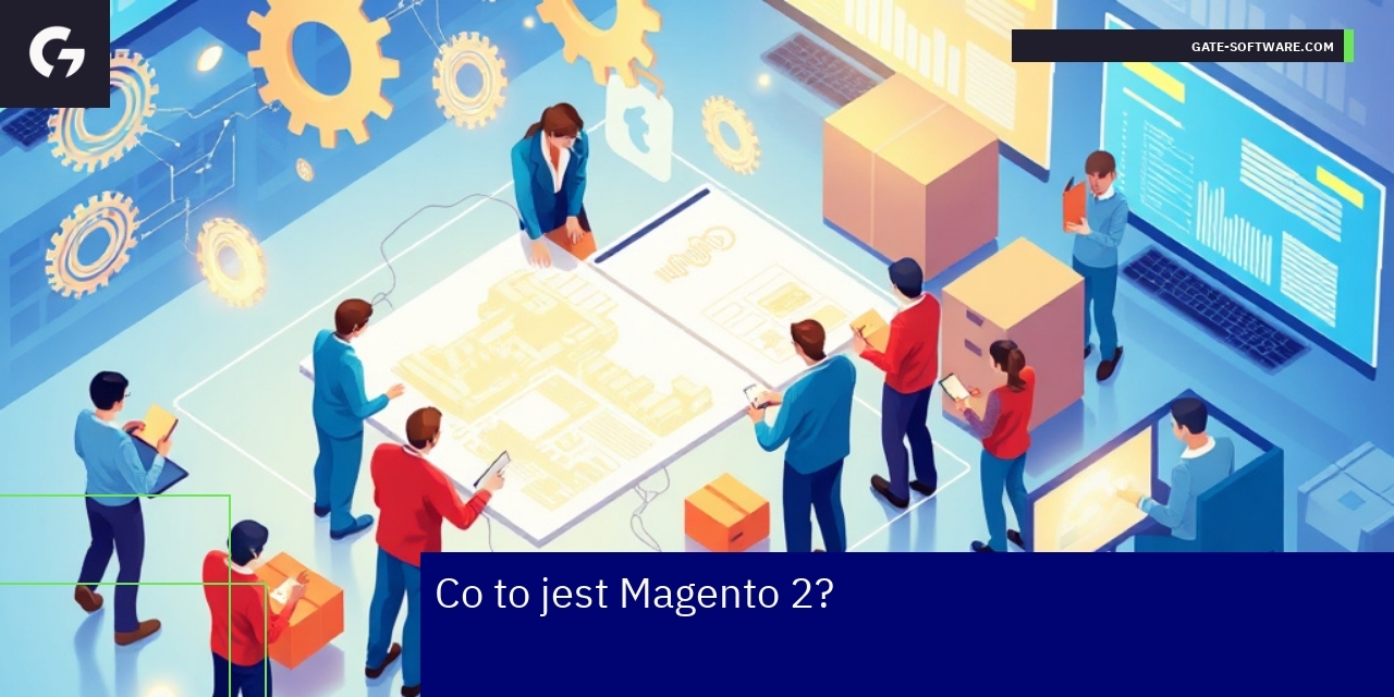 Schemat platformy e-commerce Magento 2 z Hyva