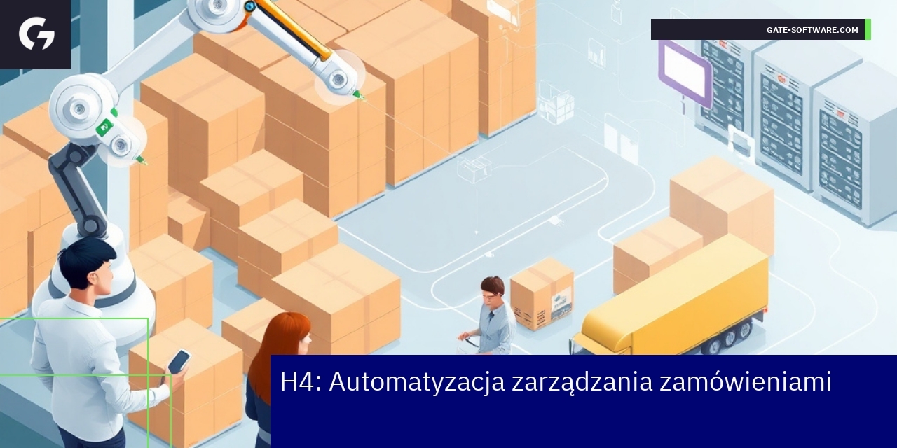 Schemat automatyzacji procesów zamówień i powiadomień