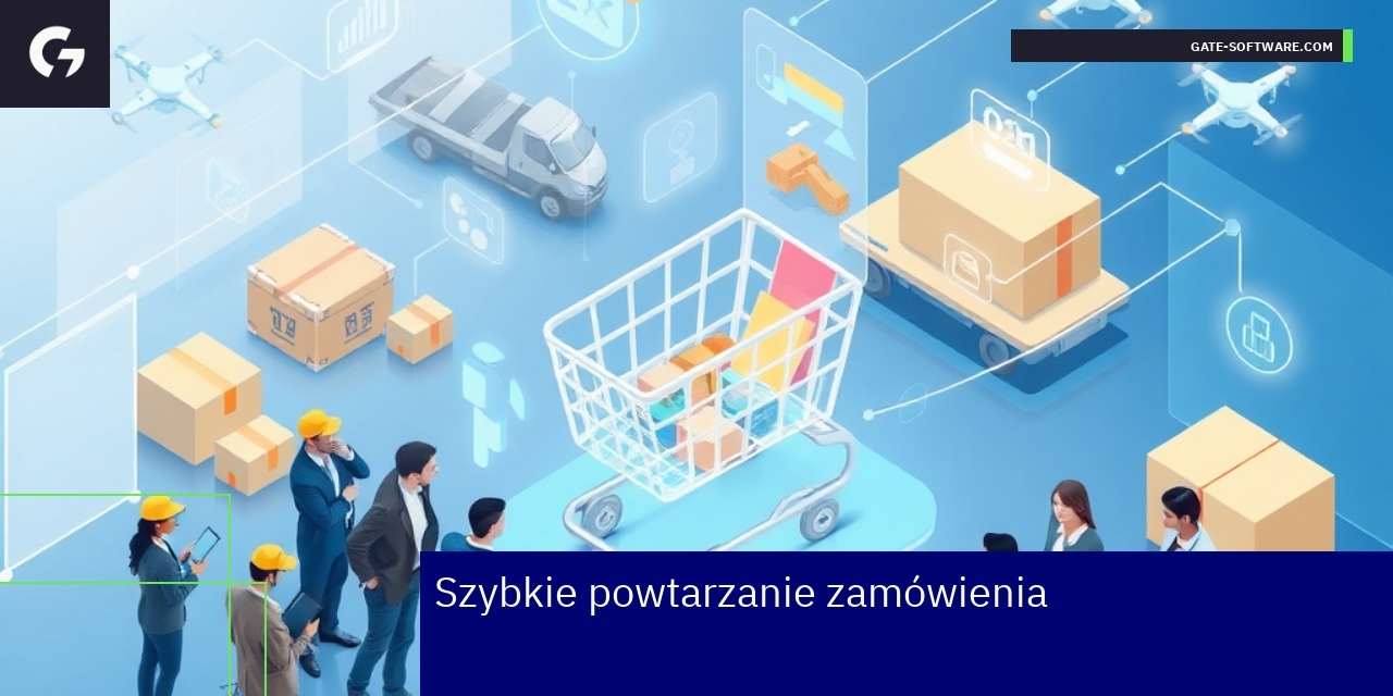 Zespół pracujący nad zamówieniami na laptopach i urządzeniach