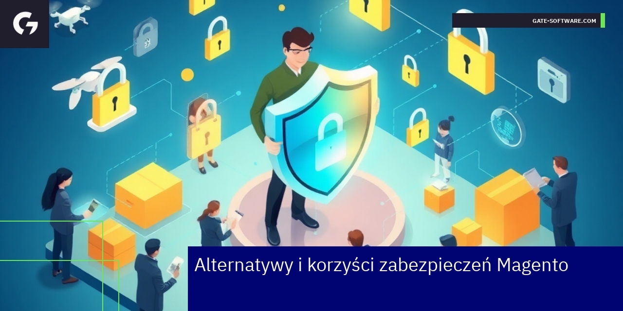Schemat zabezpieczeń platformy Magento e-commerce