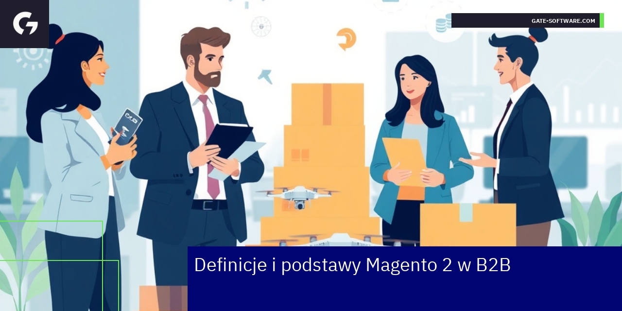 Schemat funkcji Magento 2 w sprzedaży B2B