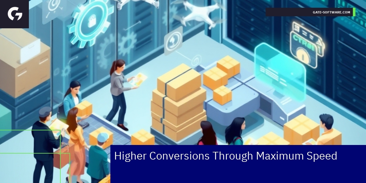Maximizing Conversions With Speed and Stability Graph showing sales peaks and system efficiency