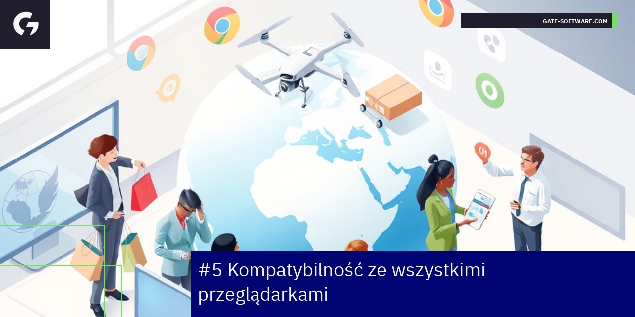 Ikony popularnych przeglądarek i narzędzia testowe