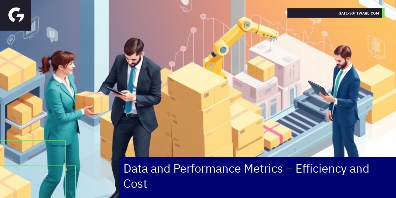 Graph showing Magento 2 B2B efficiency metrics