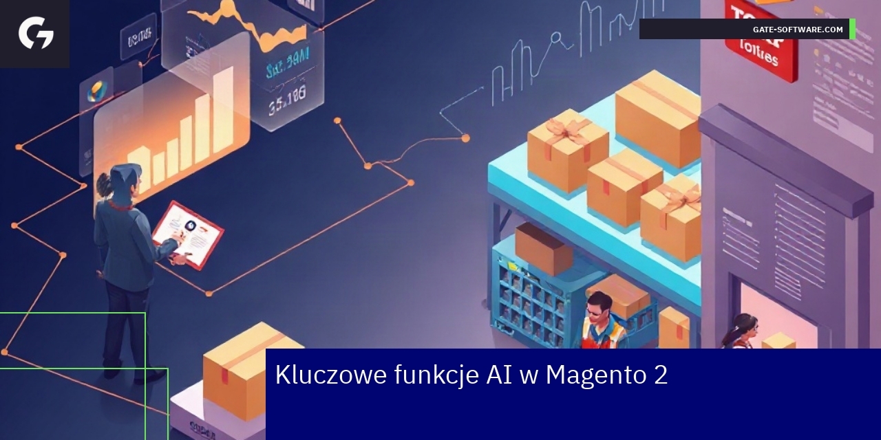 Kluczowe funkcje AI w platformie Magento 2 Schemat działania AI w Magento 2 i e-commerce