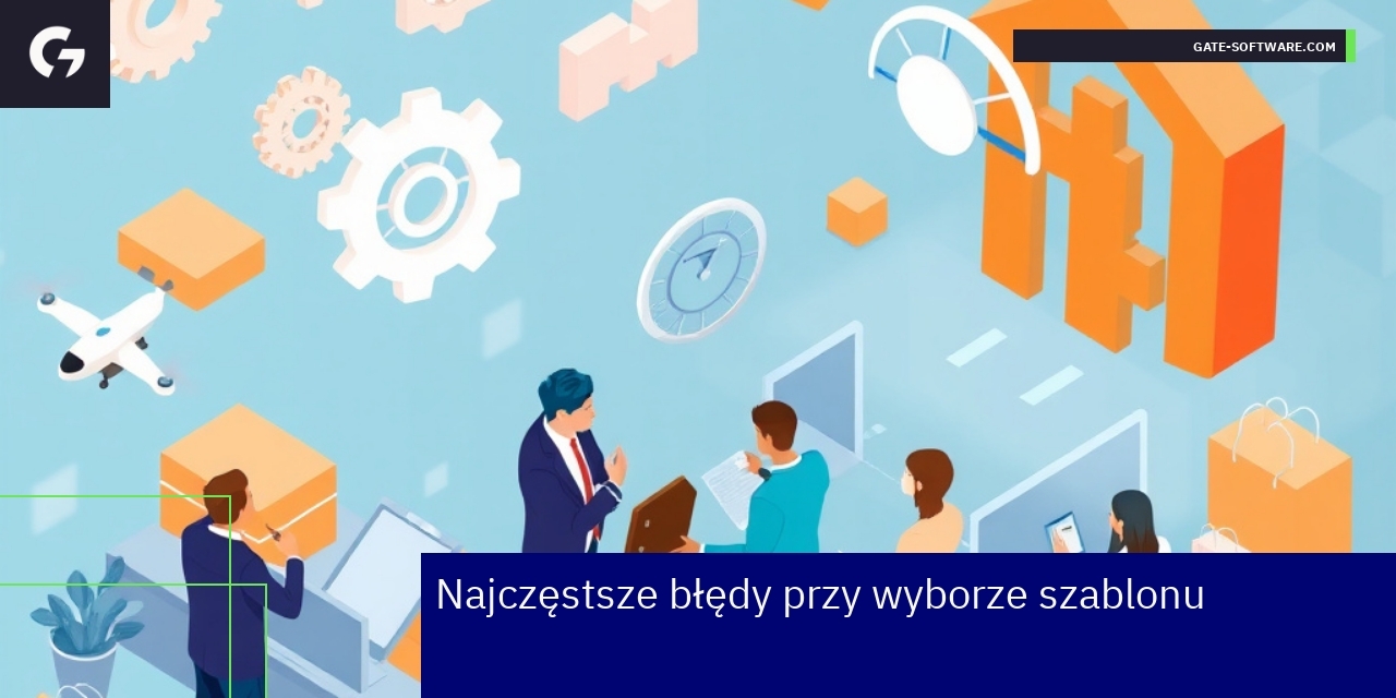 Ilustracja pokazująca błędy wyboru szablonu Magento 2