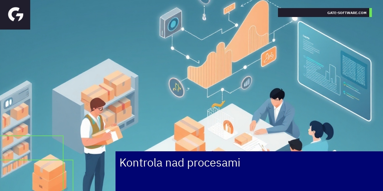 Schemat monitoringu procesów sprzedażowych i logistycznych