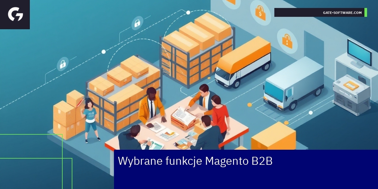 Schemat funkcji platformy Magento B2B
