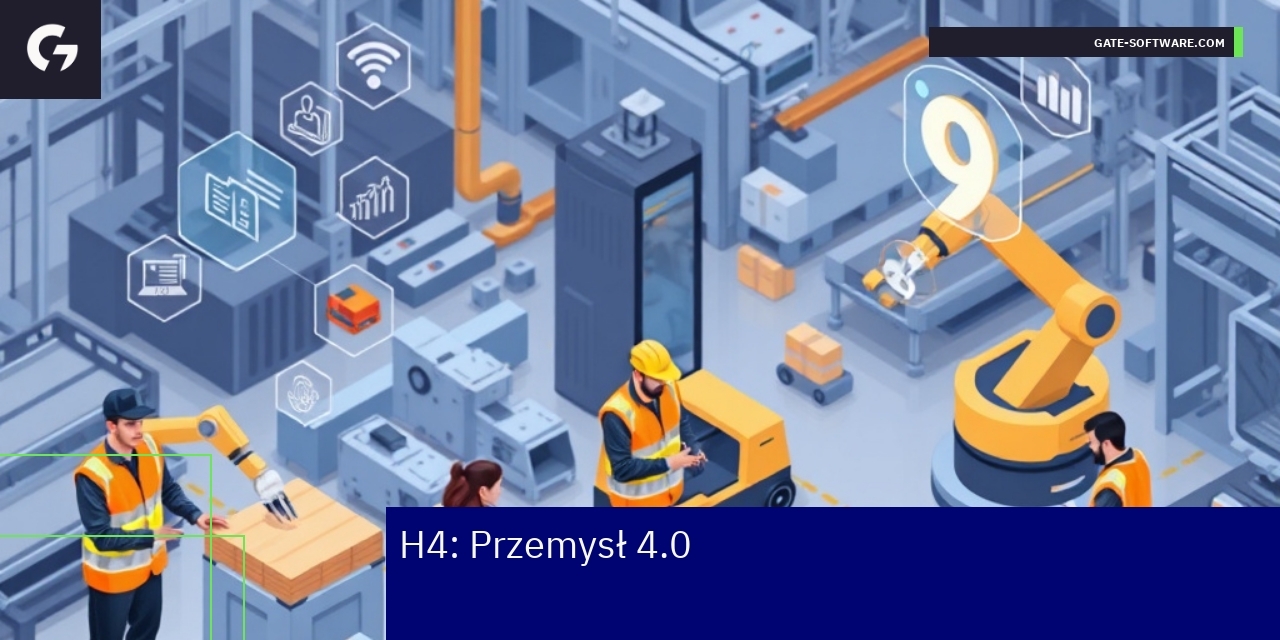 Schemat automatyzacji i cyfryzacji w przemyśle