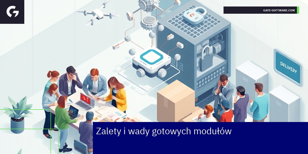 Schemat korzyści i ograniczeń gotowych modułów Magento
