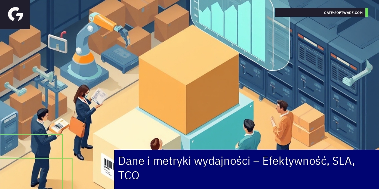 Wykresy i dane metryki efektywności projektów B2B