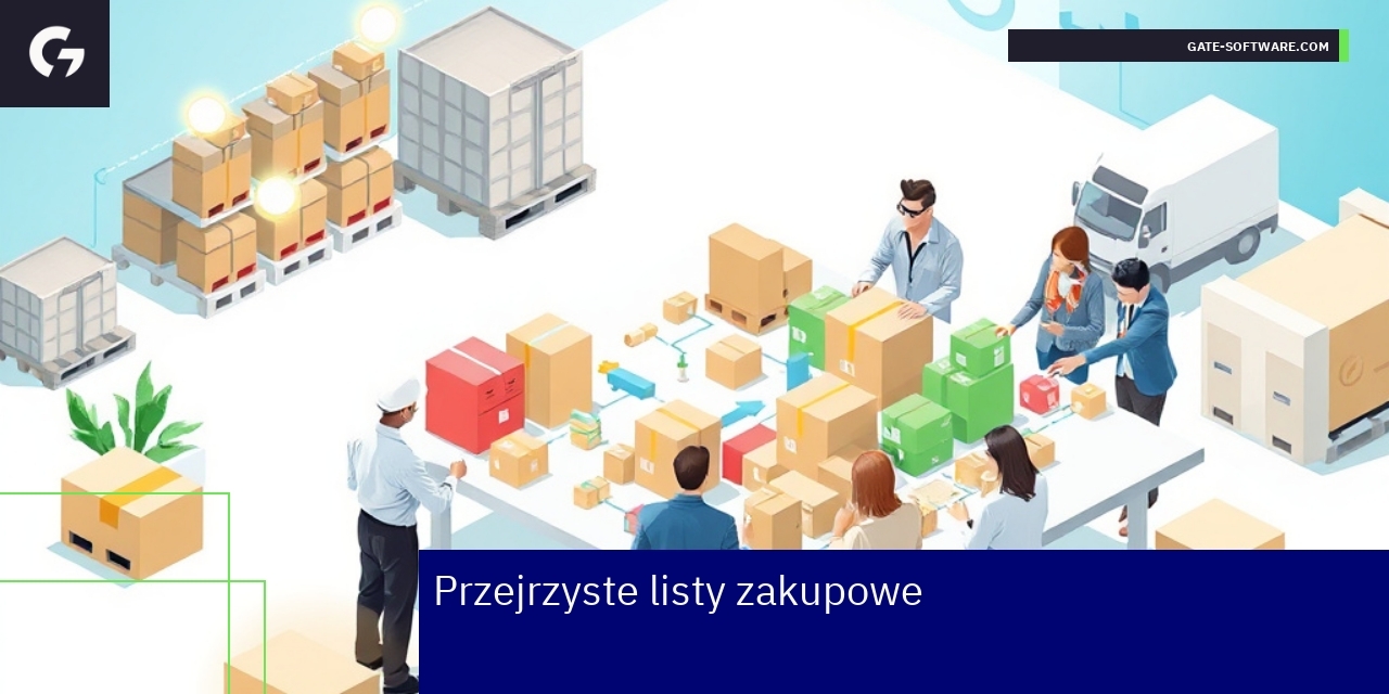 Schemat list zakupowych i procesów marketingowych B2B