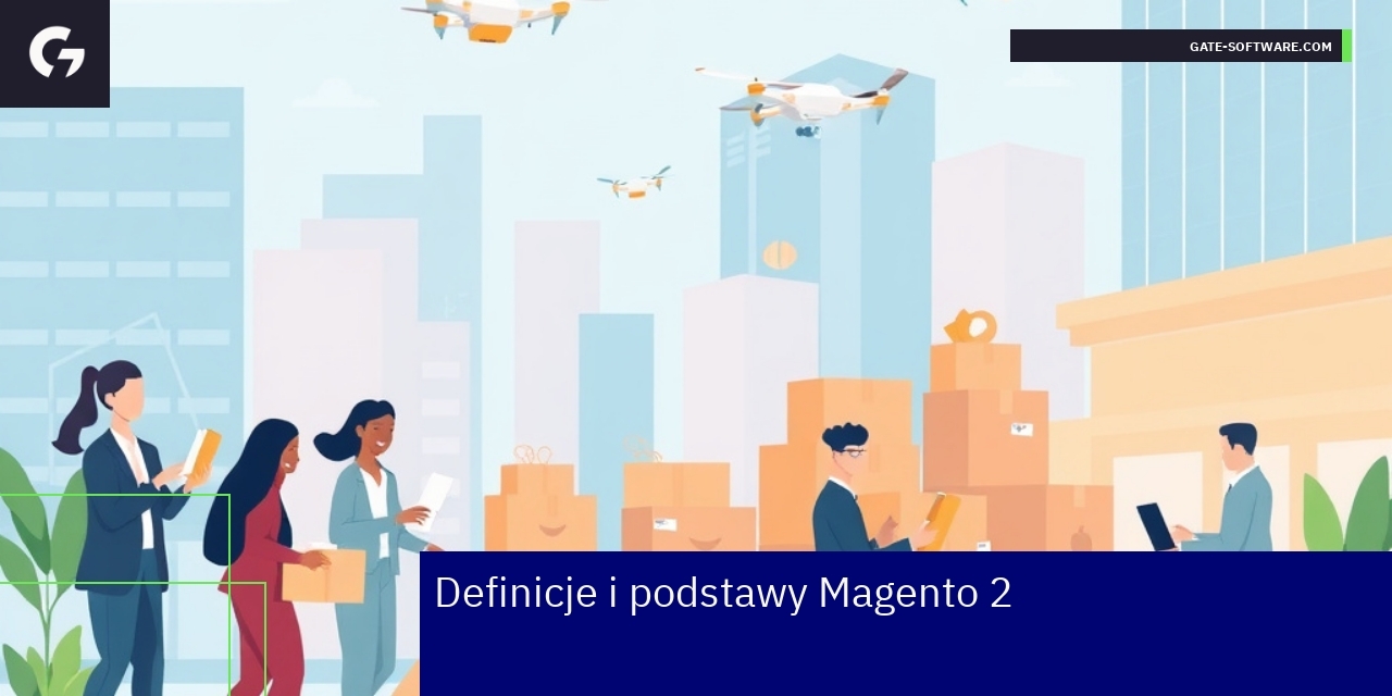 Schemat Magento 2 z integracjami i funkcjami e-commerce