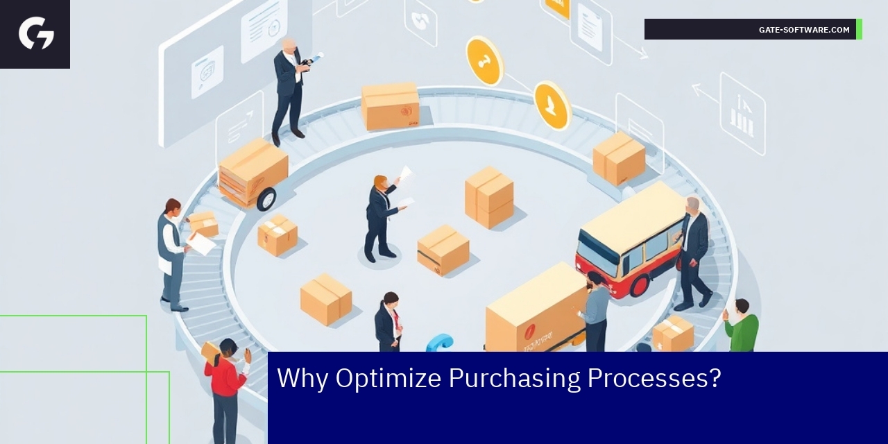 Optimizing B2B Purchasing Efficiency and Performance Business professionals discussing purchasing optimization