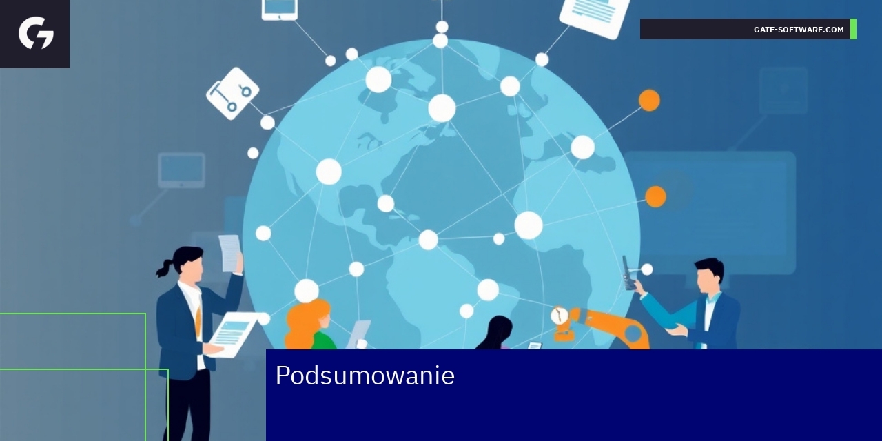 Schemat procesów i technologii w hurtowni B2B