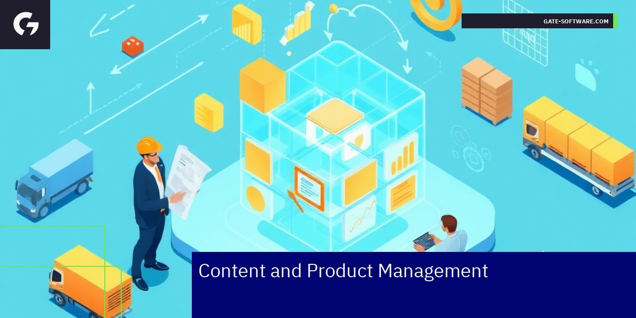 B2B platform content and product management workflow