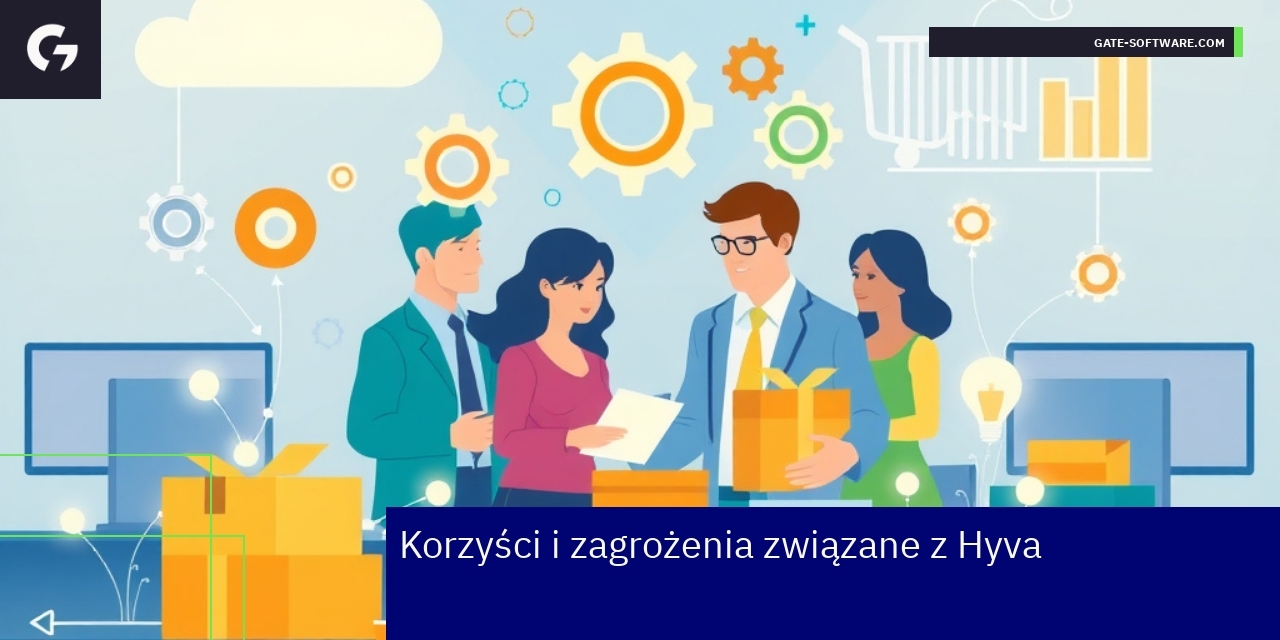 Grafika przedstawiająca korzyści i zagrożenia Hyva