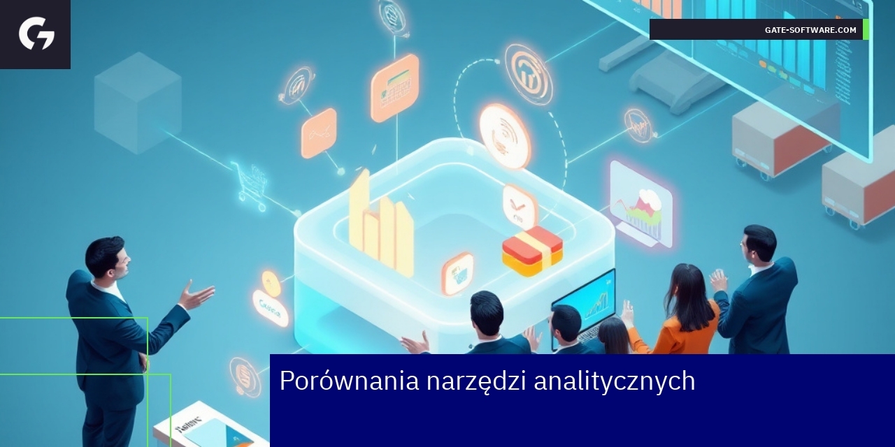 Schemat narzędzi analitycznych i integracji systemów e-commerce