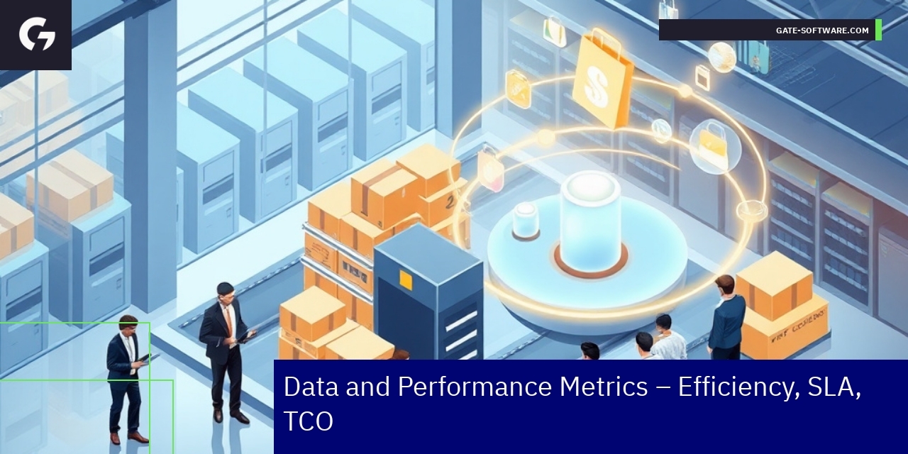 B2B E-commerce Operational Metrics and Efficiency Graphs showing project metrics and performance data